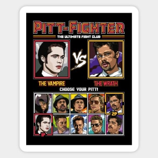 Brad Pitt Fighter Sticker